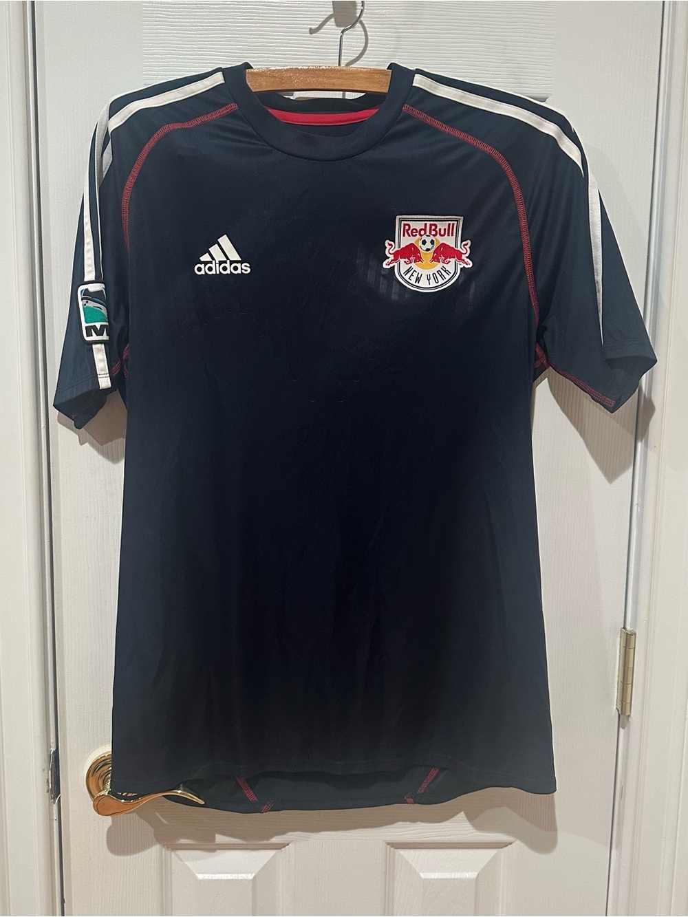 Adidas New York Red Bulls Men's Navy Training Jersey, Size Medium
